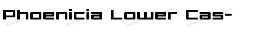 Phoenicia Lower Cas字体转换